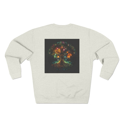 Illuminated Tree of Life Unisex Crewneck Sweatshirt