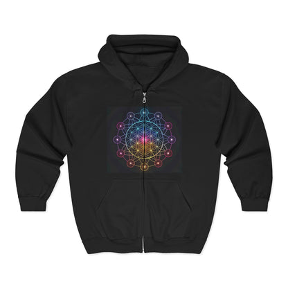 Cosmic Energy Unisex Full Zip Hoodie