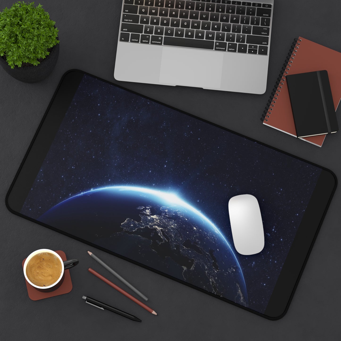 Cosmic Universe Desk Mat - Space-Themed Office Decor