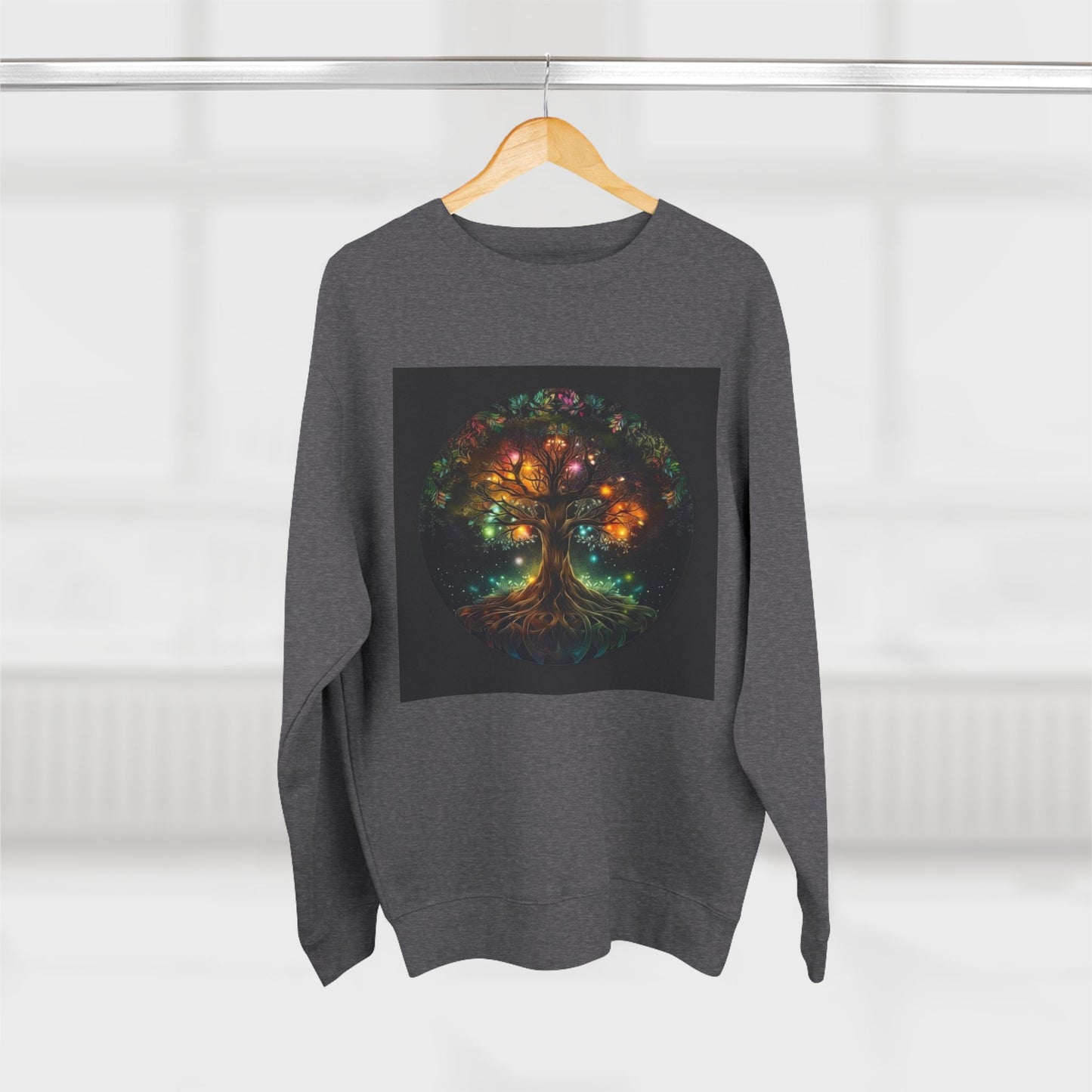 Illuminated Tree of Life Unisex Crewneck Sweatshirt