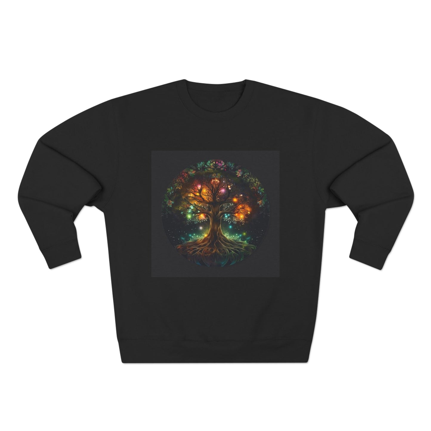Illuminated Tree of Life Unisex Crewneck Sweatshirt