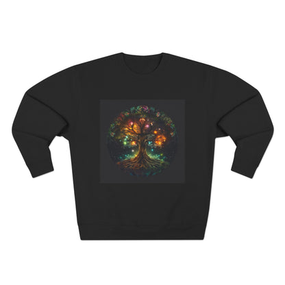 Illuminated Tree of Life Unisex Crewneck Sweatshirt