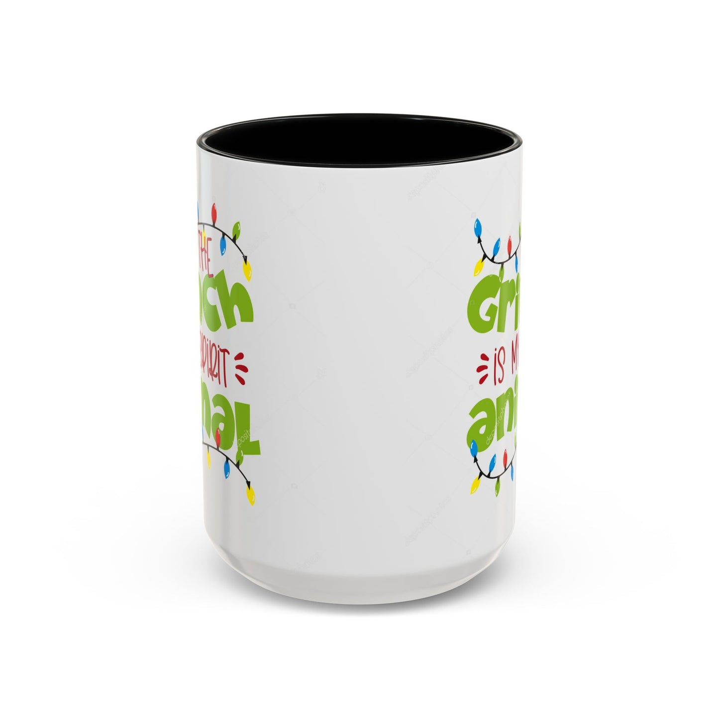 Grinch Spirit Animal Mug, Funny Holiday Coffee Mug, Christmas Gift, Grinch Lovers, Cute Coffee Cup