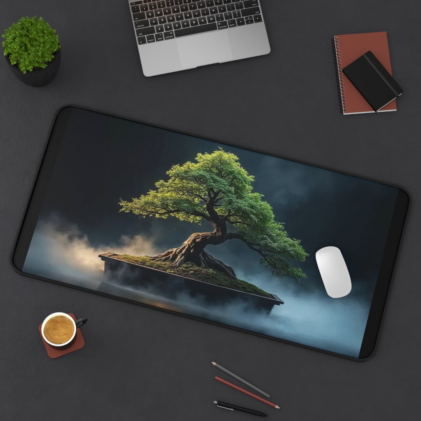 Bonsai Tree Desk Mat - Inspirational Home Office Decor
