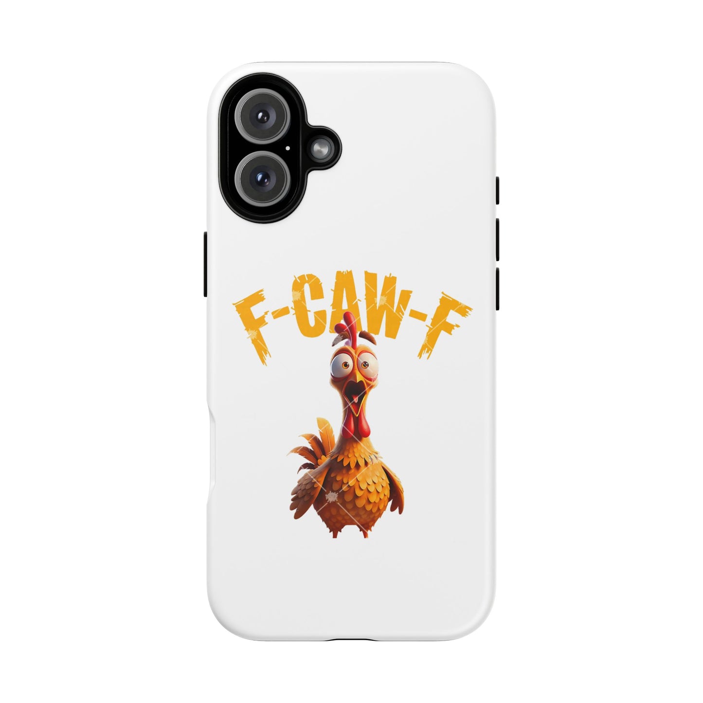 Funny Chicken Phone Case, F-CAW-F Design, Cute Gift, Animal Lover Accessory, Quirky Phone Cover, Birthday Present
