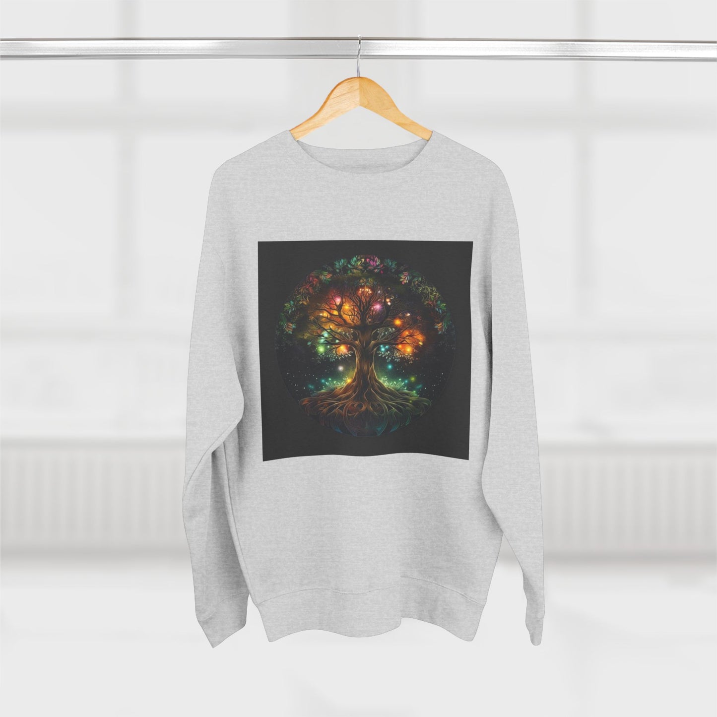 Illuminated Tree of Life Unisex Crewneck Sweatshirt