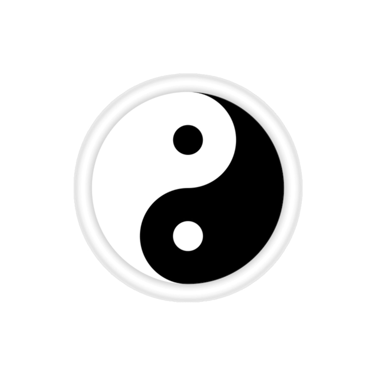 Yin Yang Die-Cut Stickers - Peaceful Vibe for Home & Office Decor