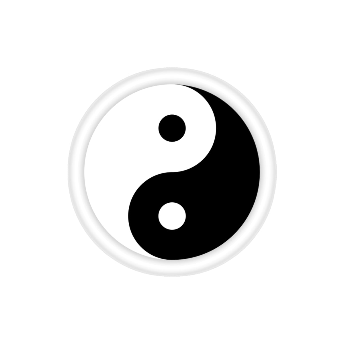 Yin Yang Die-Cut Stickers - Peaceful Vibe for Home & Office Decor