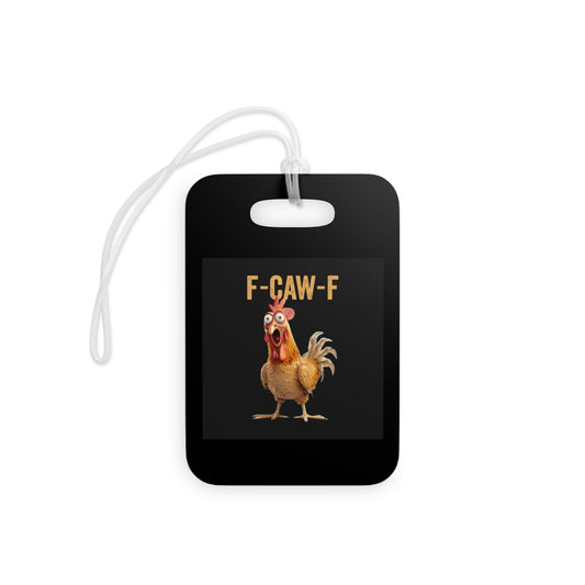 Funny Chicken Luggage Tags, Travel Accessories, Gift for Travelers, Humorous Gift, Packing Tags, Chicken Lovers